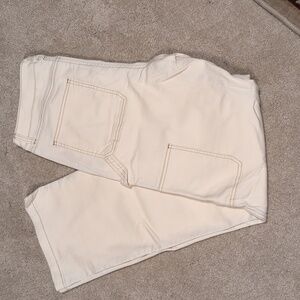 Belle by Kim Gravel Cream Straight Leg Pants